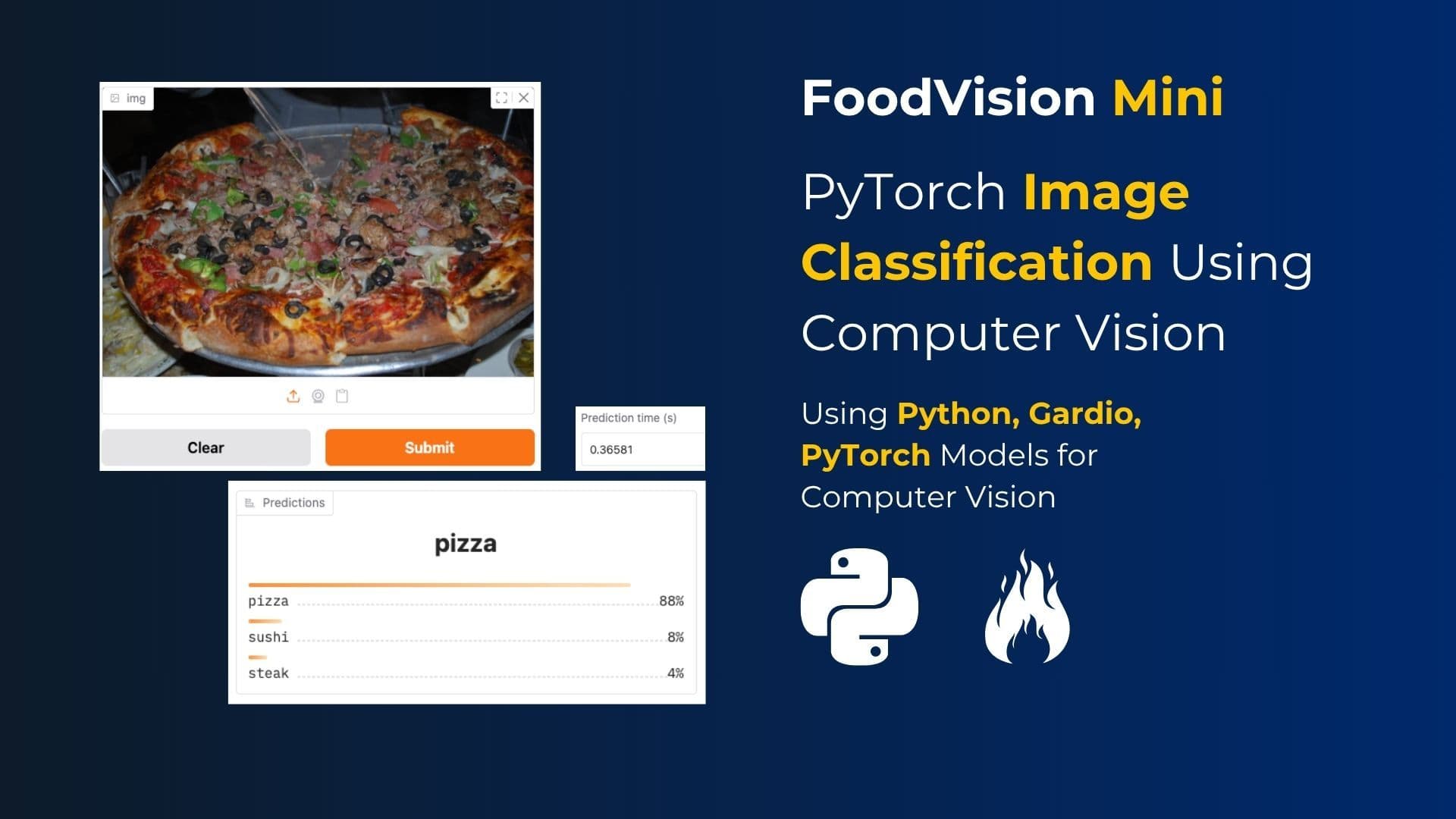 Building FoodVision Mini — A Real-World Image Classifier with PyTorch, Gradio, and Hugging Face